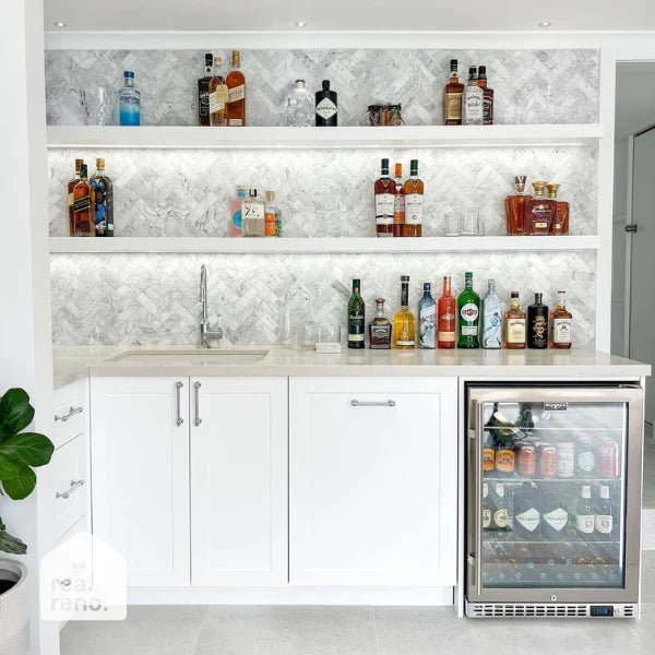 Turner Hastings Cuisine 68x48 Inset / Undermount Fireclay Sink - Matte White