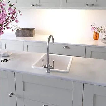 Turner Hastings Gosford Double Sink Mixer – Brushed Brass