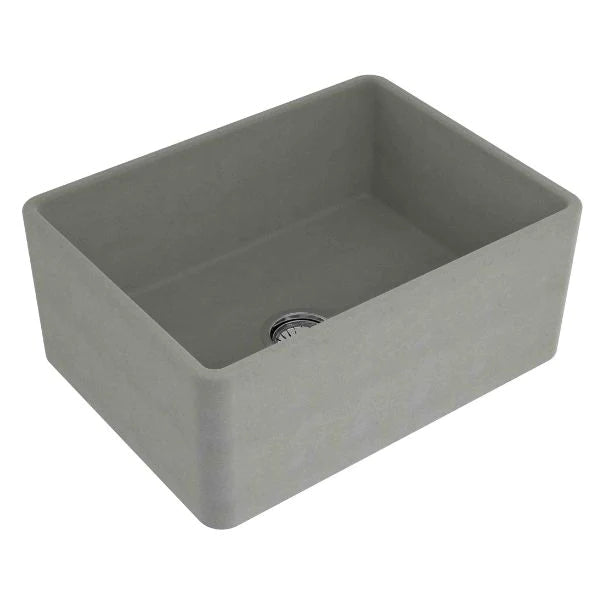 Turner Hastings Novi 60x46 Fireclay Concrete Look Butler Sink - Concrete