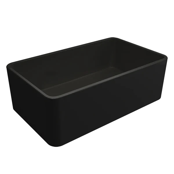 Turner Hastings Novi 75x46 Fireclay Butler Sink - Matte Black