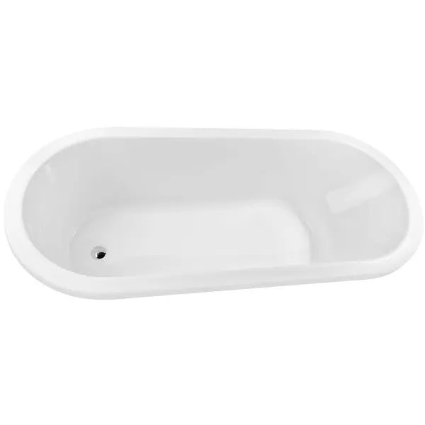 Decina Uno Inset Island Bath 1530/1700mm - Gloss White