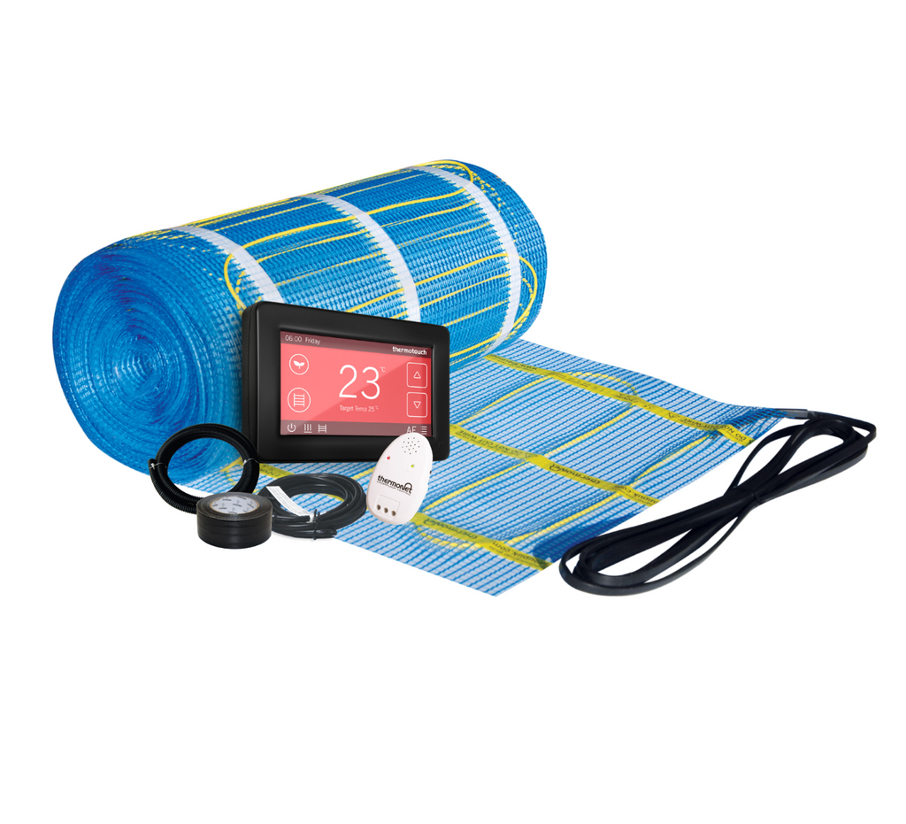 Thermogroup Thermonet In Screed Heating Black Dual Controllers Kit 200W/m²