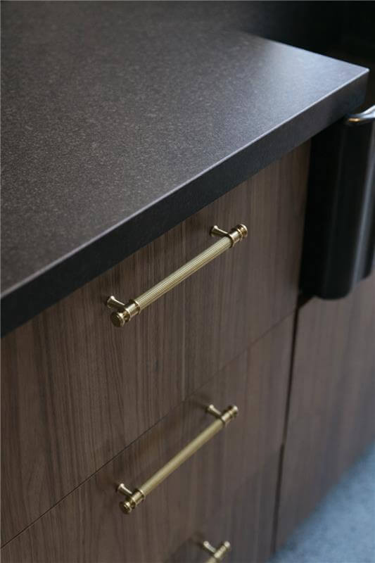 Turner Hastings Arla Verona Cabinet Handle - Brushed Brass