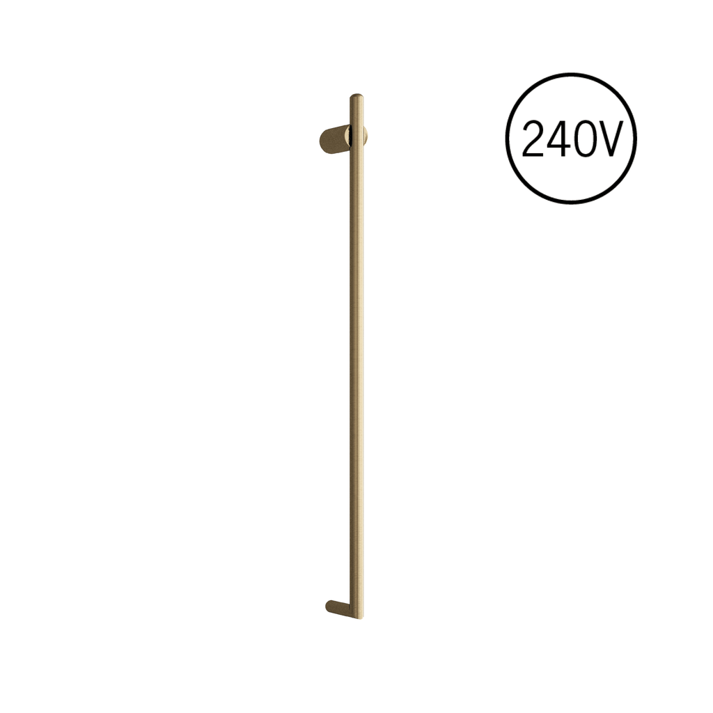 Thermogroup Vertical Heated Towel Rail - Brushed Brass