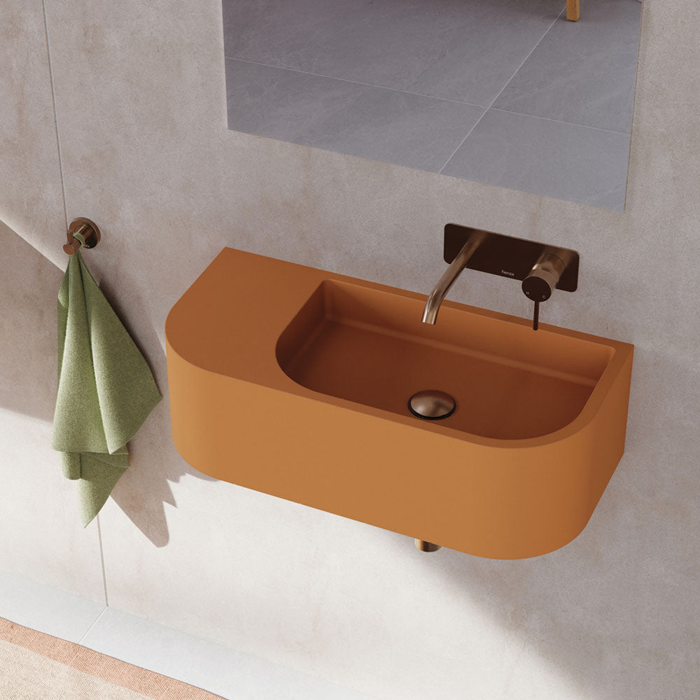 Fienza Pop-up Basin / Pullout Waste - Brushed Copper