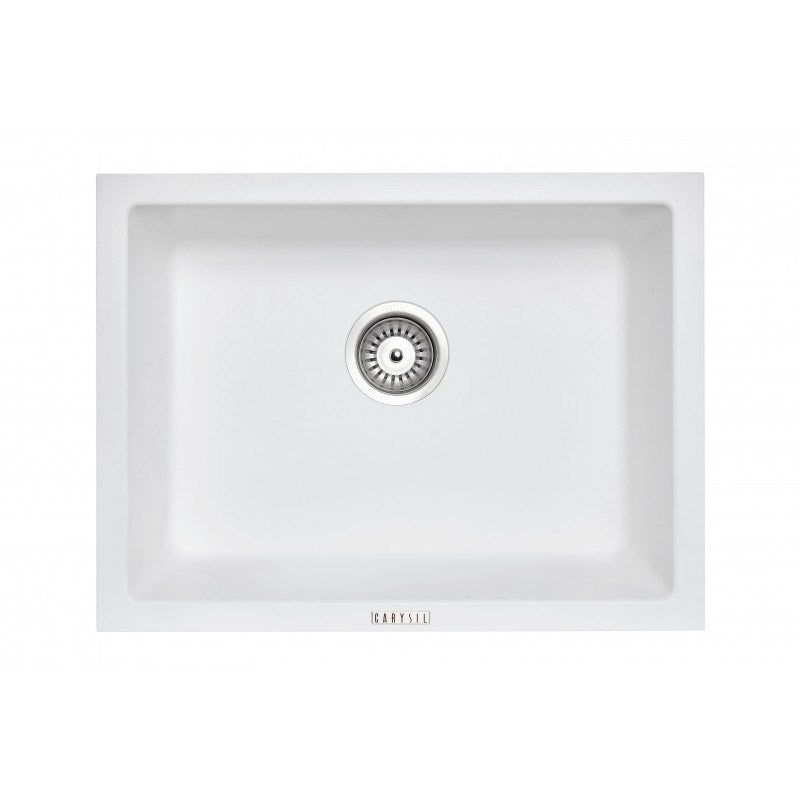 Granite Single Bowl Kitchen Sink 610x457mm - White