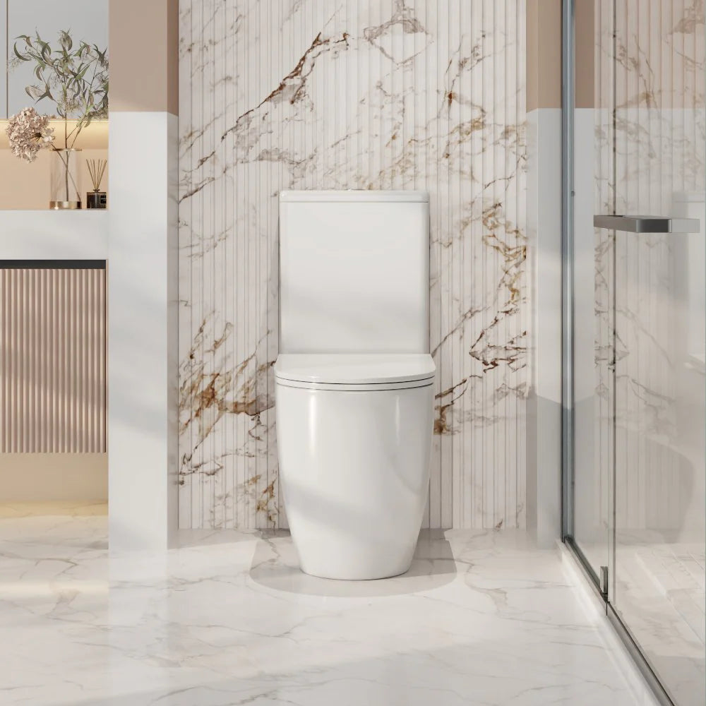 Marco Walton Back-to-Wall Toilet Suite - Gloss White
