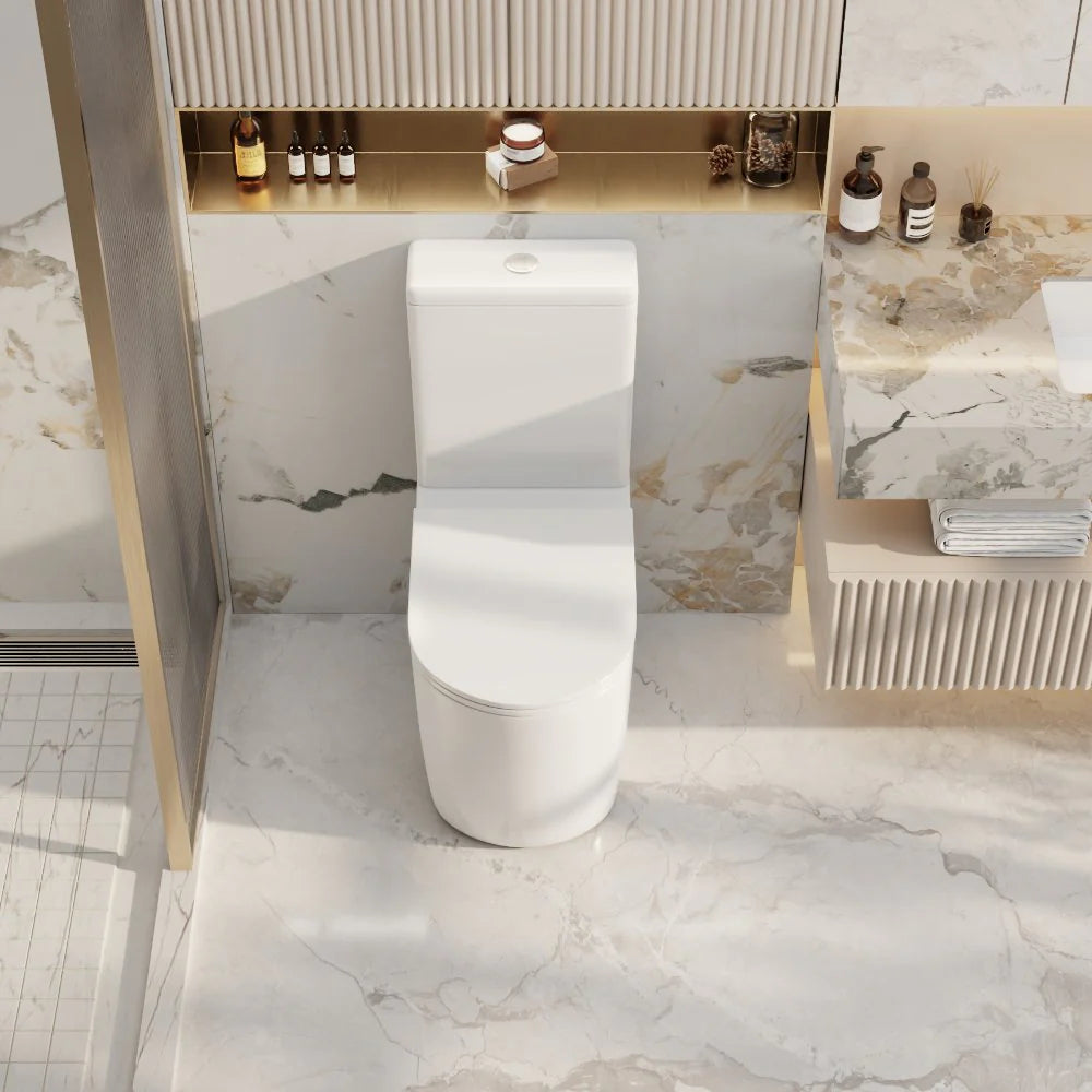 Marco Walton Back-to-Wall Toilet Suite - Gloss White