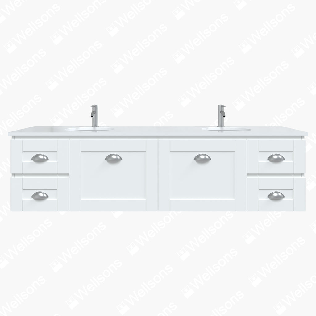 Timberline Victoria Wall Hung Vanity with Silksurface Top & Under Counter Basin