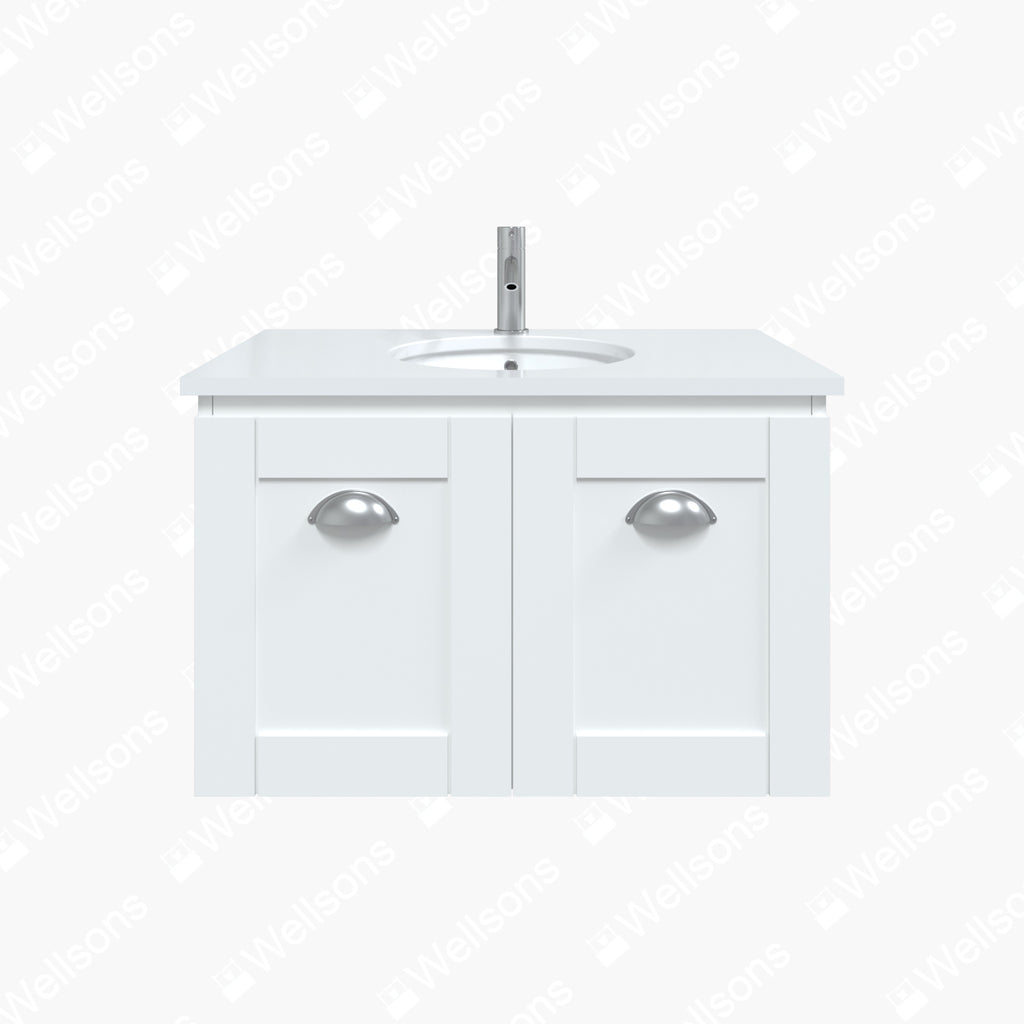 Timberline Victoria Wall Hung Vanity with Silksurface Top & Under Counter Basin