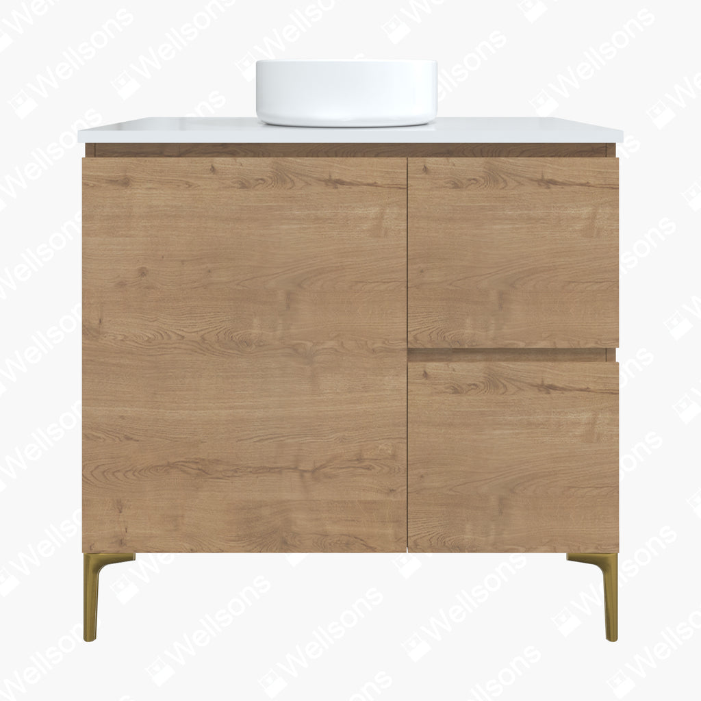 Timberline Nevada Floor Standing Vanity with Above Counter Basin on Legs