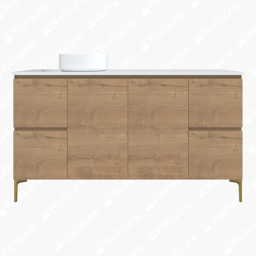 Timberline Nevada Floor Standing Vanity with Above Counter Basin on Legs