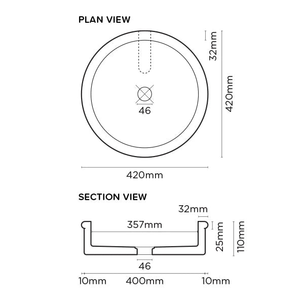 Nood Co Tubb Surface Mount - Musk