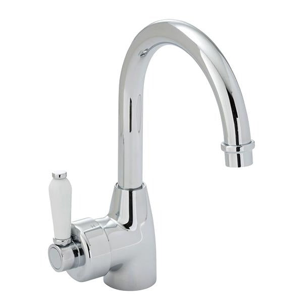 Fienza Eleanor Gooseneck Basin Mixer - Chrome