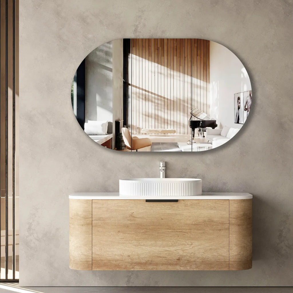 Otti Bondi Wall Hung Vanity - Natural Oak