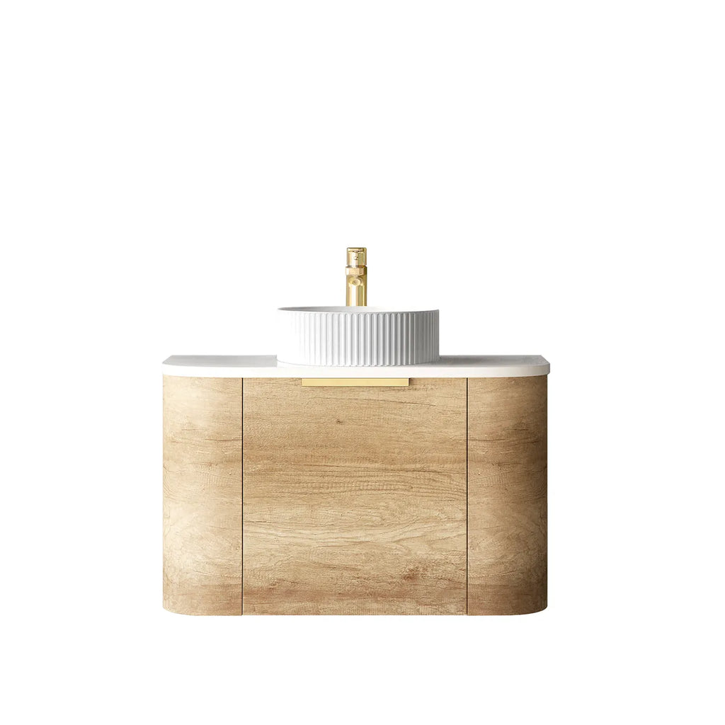Otti Bondi Wall Hung Vanity - Natural Oak