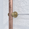 Outdoor Shower Brass Pillar Clip Installation 