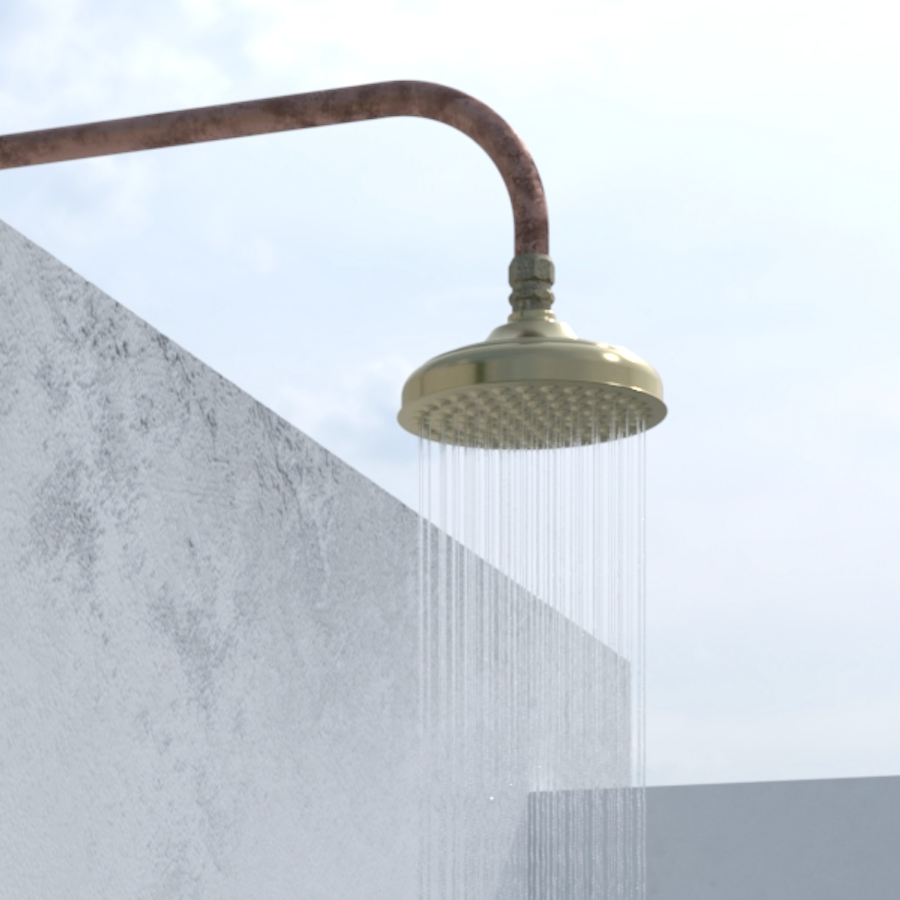 Brass Outdoor Shower Head
