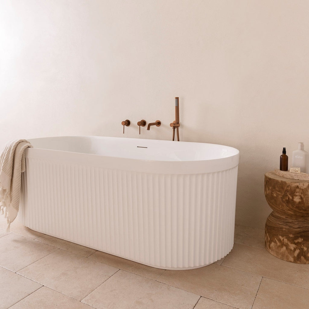 ADP Bronte Freestanding Bath 1500 or 1700mm - Matte White
