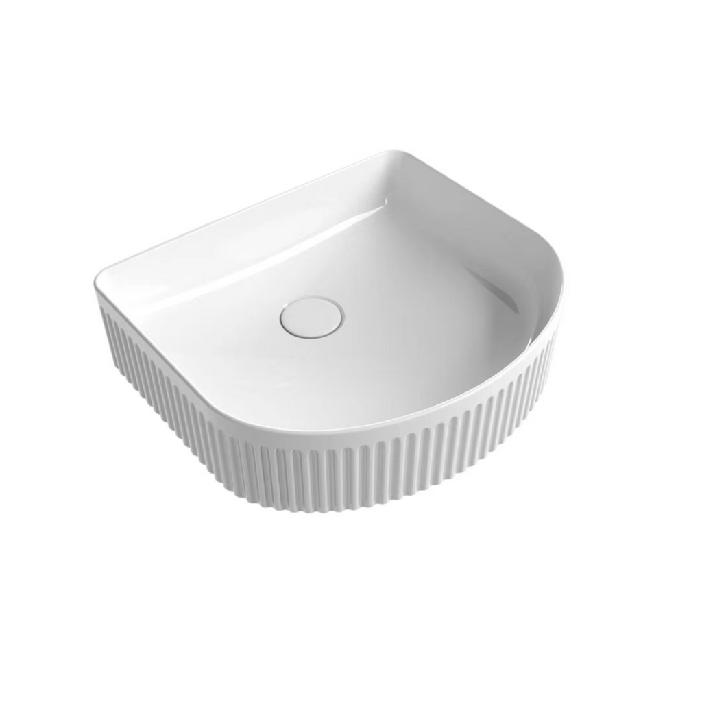 Aulic Cyrus Fluted Above Counter Basin