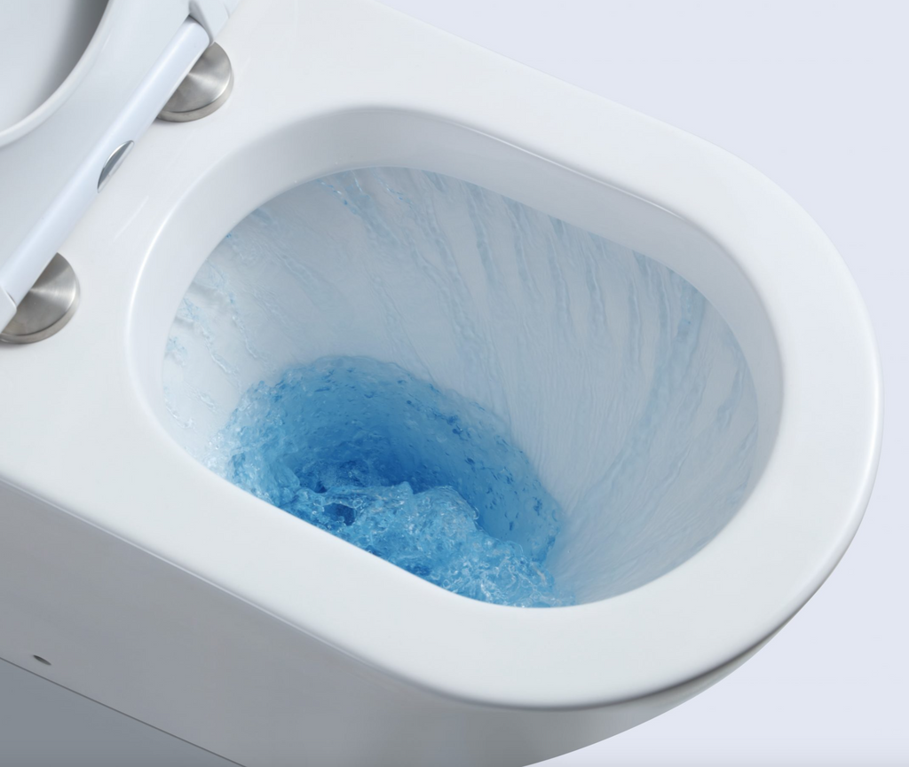 Voro Back to Wall Toilet Suite Gloss White