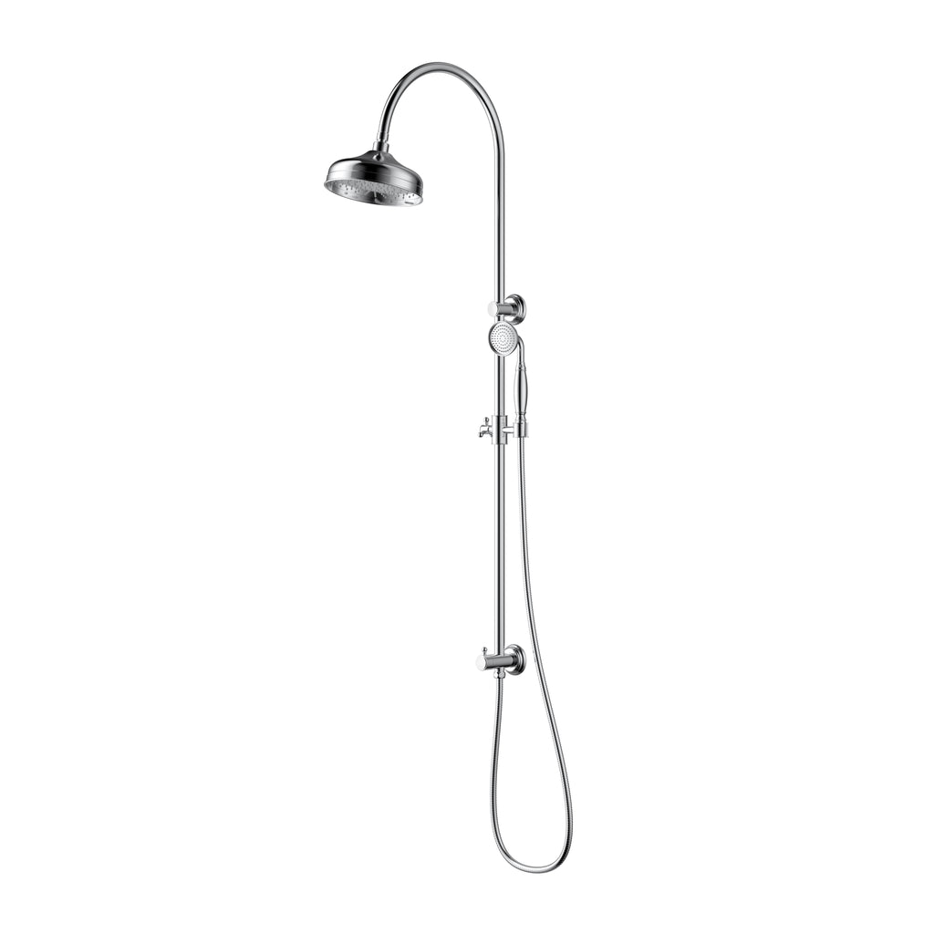 Ikon Clasico Twin Shower - Chrome