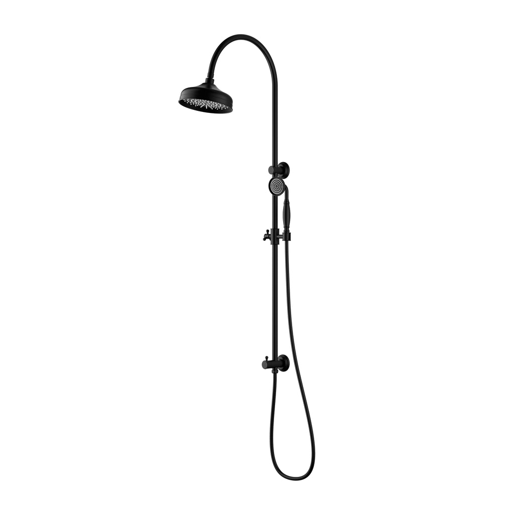 Ikon Clasico Twin Shower - Matte Black