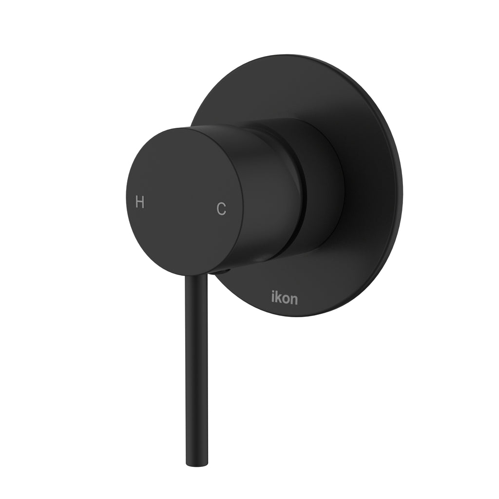 Serena Hali Wall Mixer - Matte Black