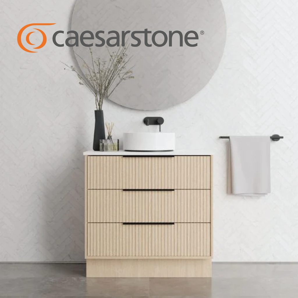 Marquis Lake Floor Standing Vanity Caesarstone Dekton Vasari