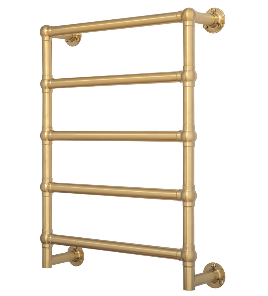 Turner Hastings Mayer Heated Towel Rail - Brushed Brass