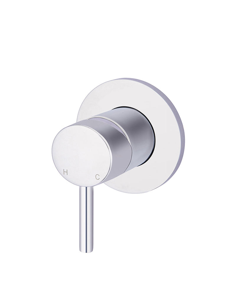 Meir Round Wall Mixer Finish Only - Chrome