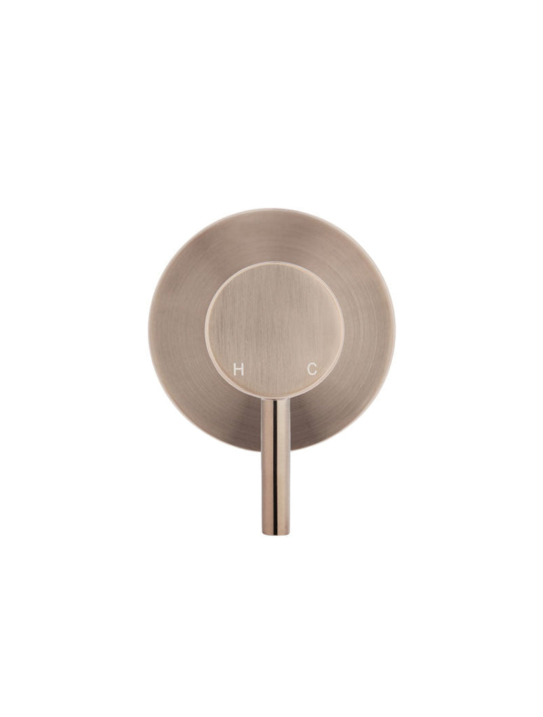 Meir Round Wall Mixer Finish Only - Champagne Rose Gold