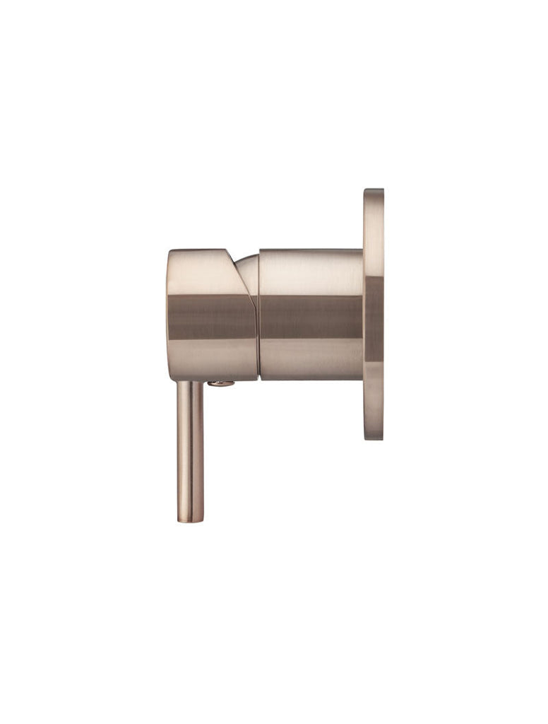 Meir Round Wall Mixer Finish Only - Champagne Rose Gold