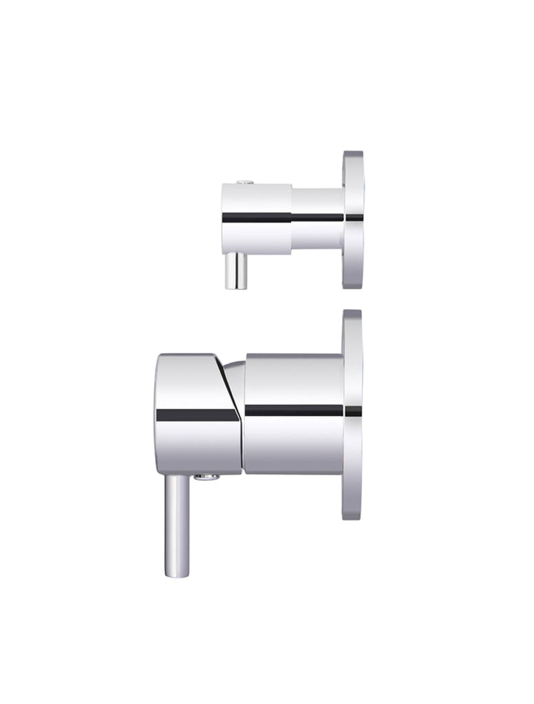 Meir Round Wall Mixer Diverter Finish Only - Chrome