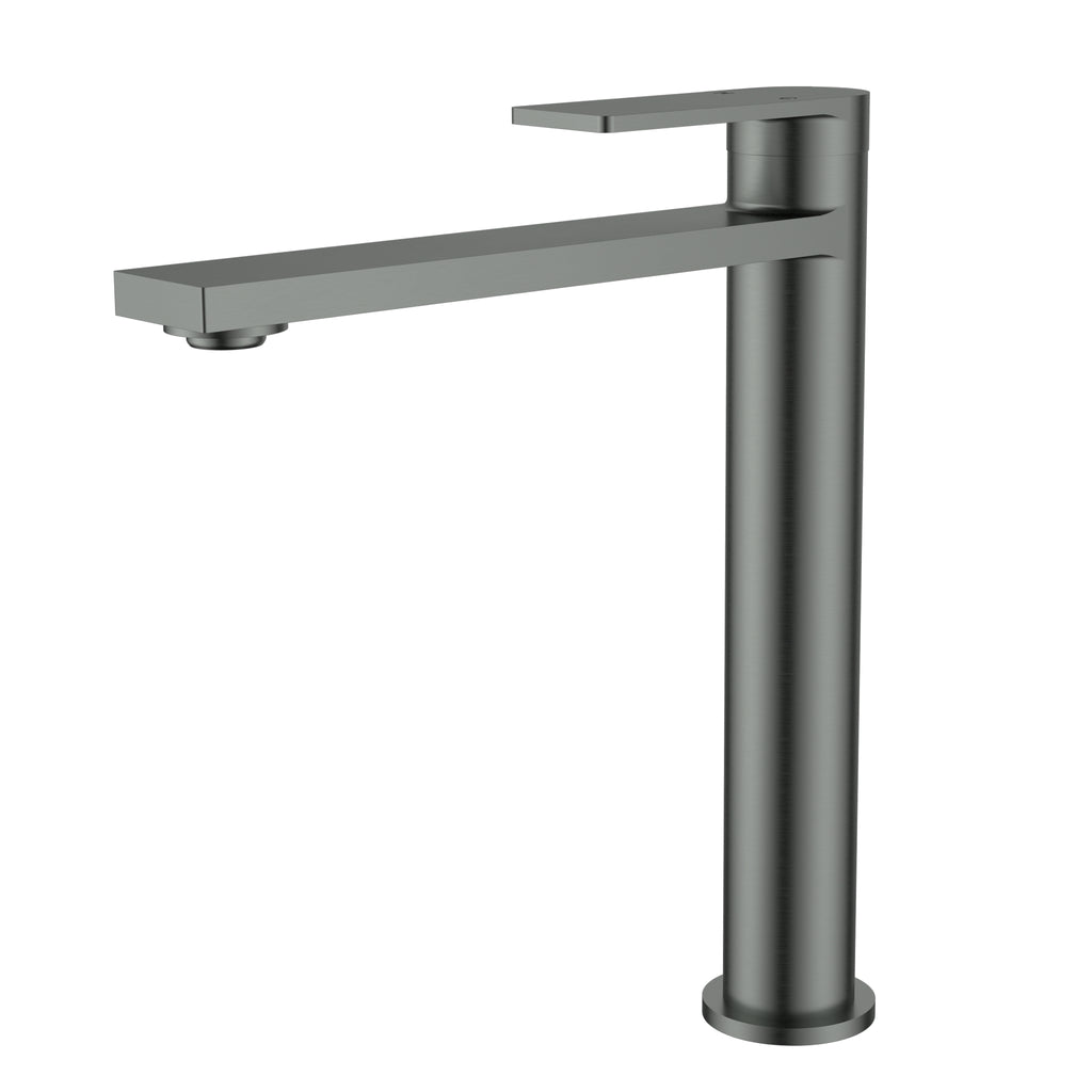 Serena Ruki Tall Basin Mixer - Gunmetal