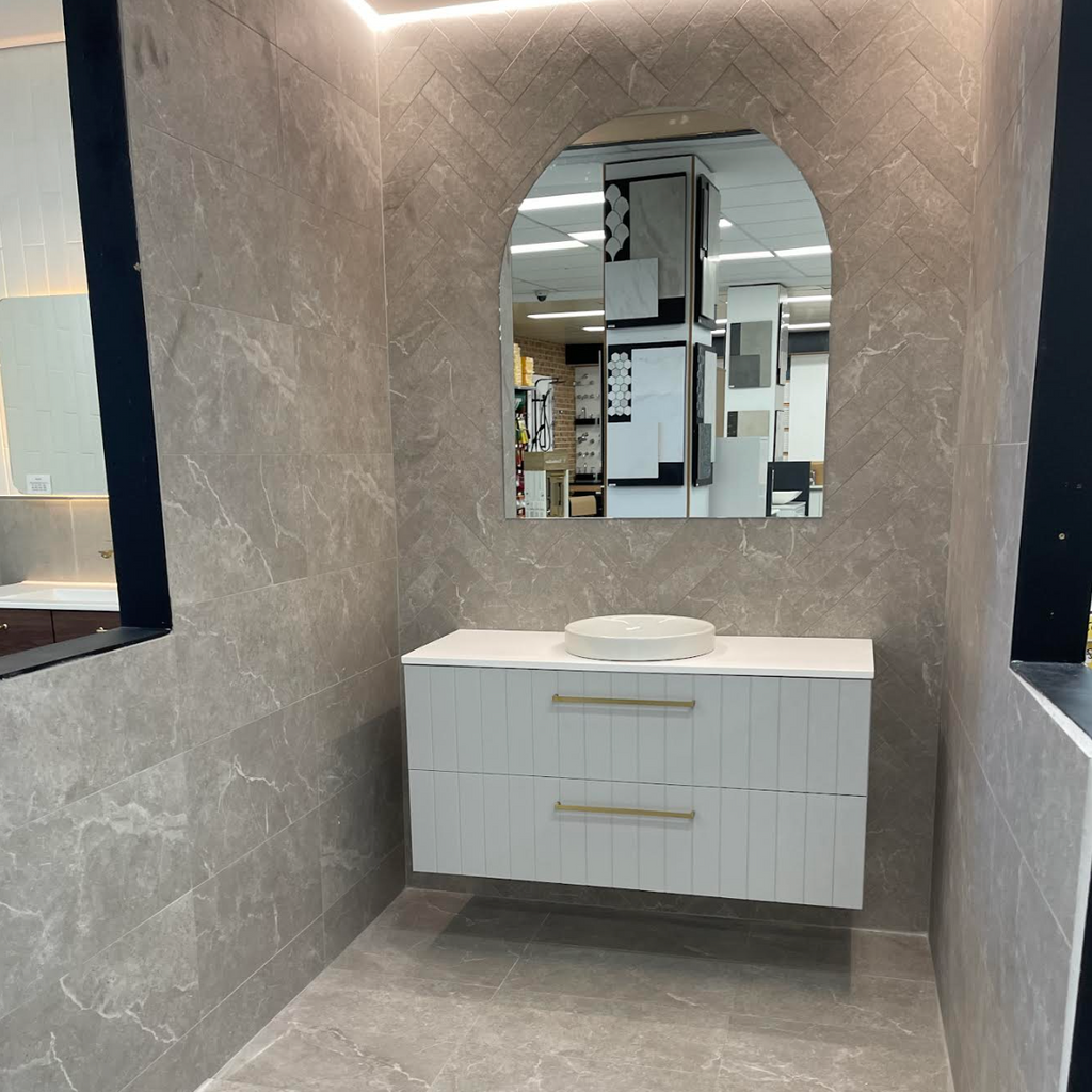 Petra Light Grey Felltec Natural Stone Look Tile 600X600