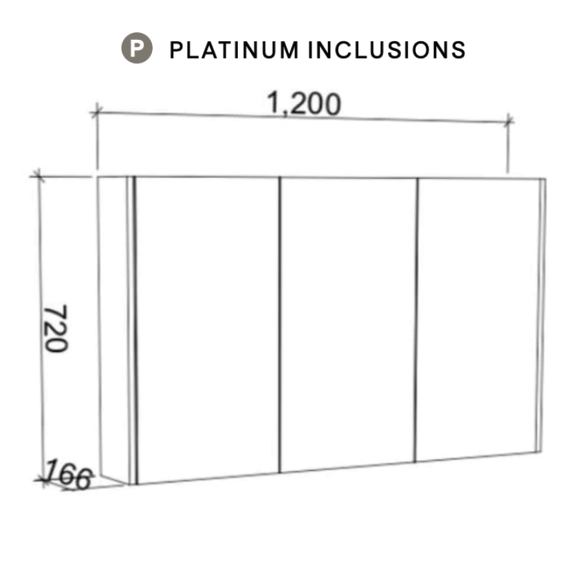 Timberline Denver Shaving Cabinet