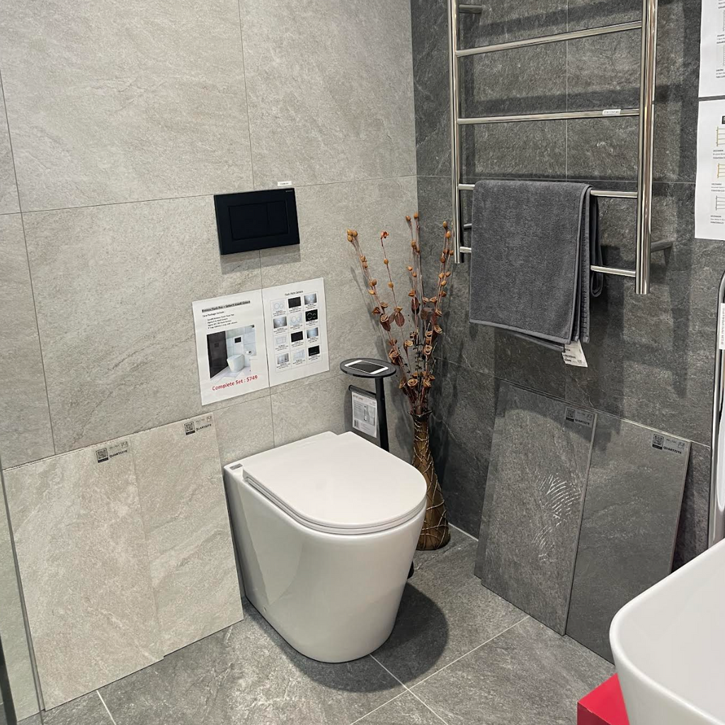 Quartz Charcoal Natural Stone Look Tile 600x1200