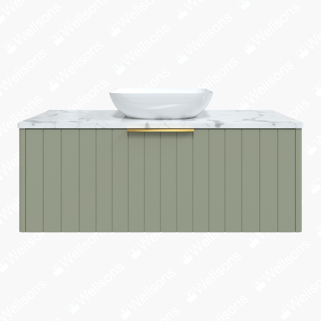 Timberline Saba Wall Hung Vanity With Above Counter Basin