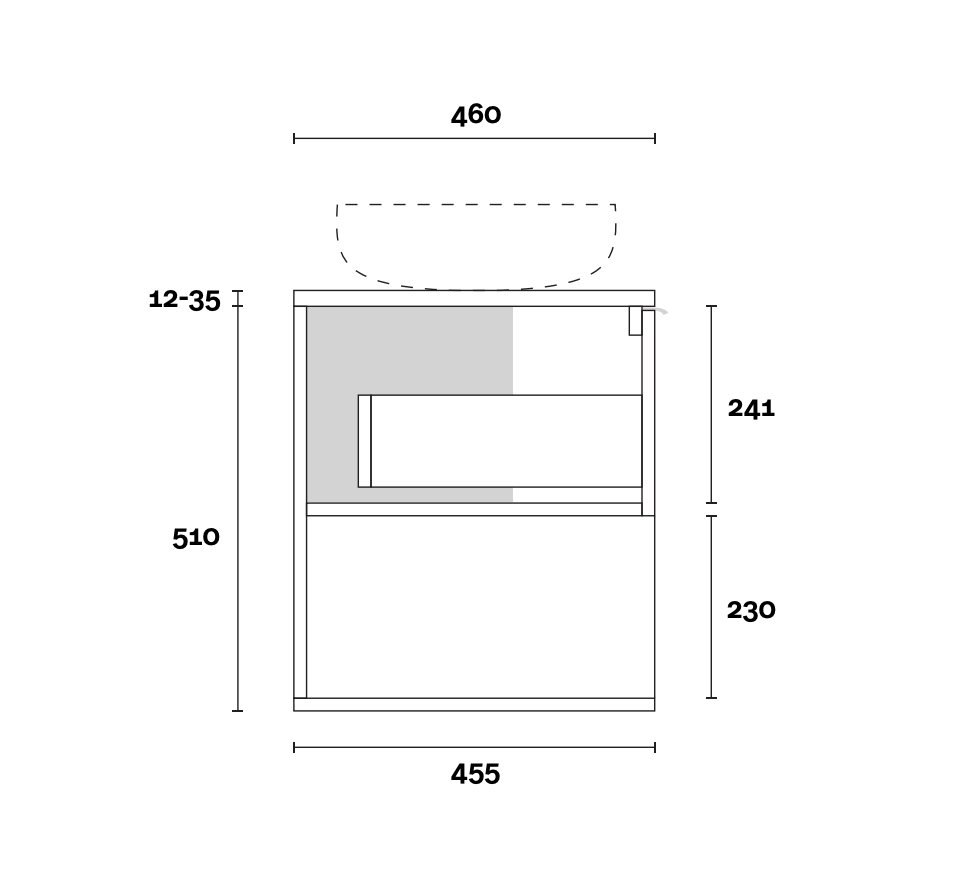 Marquis Merewether Wall Hung Vanity