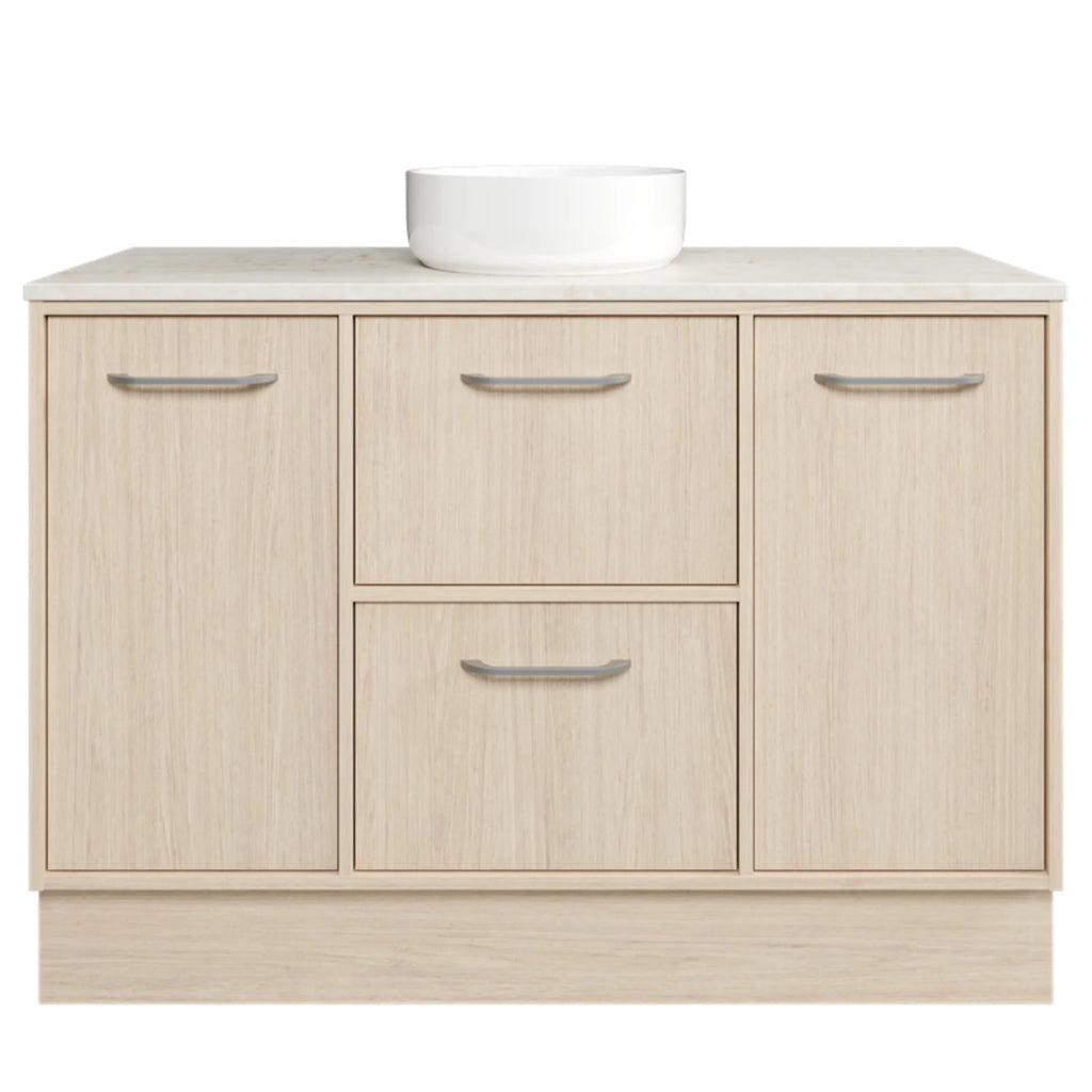 Timberline Takano Floorstanding Vanity with SilkSurface Top and Above Counter Basin