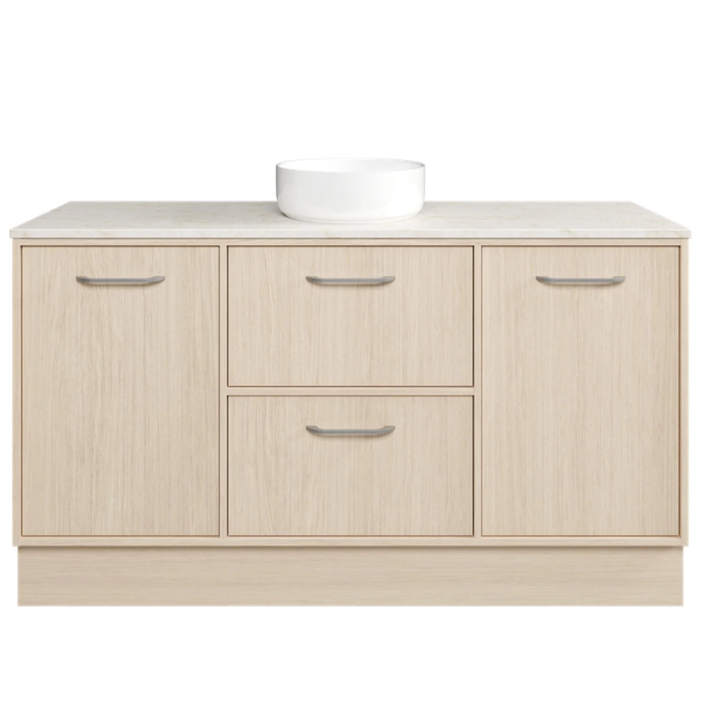 Timberline Takano Floorstanding Vanity with SilkSurface Top and Above Counter Basin