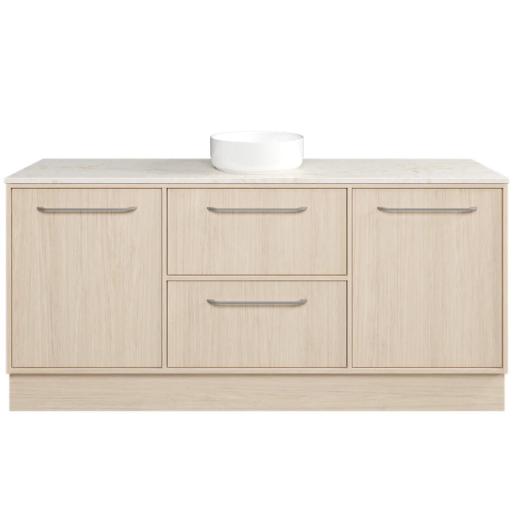 Timberline Takano Floorstanding Vanity with SilkSurface Top and Above Counter Basin