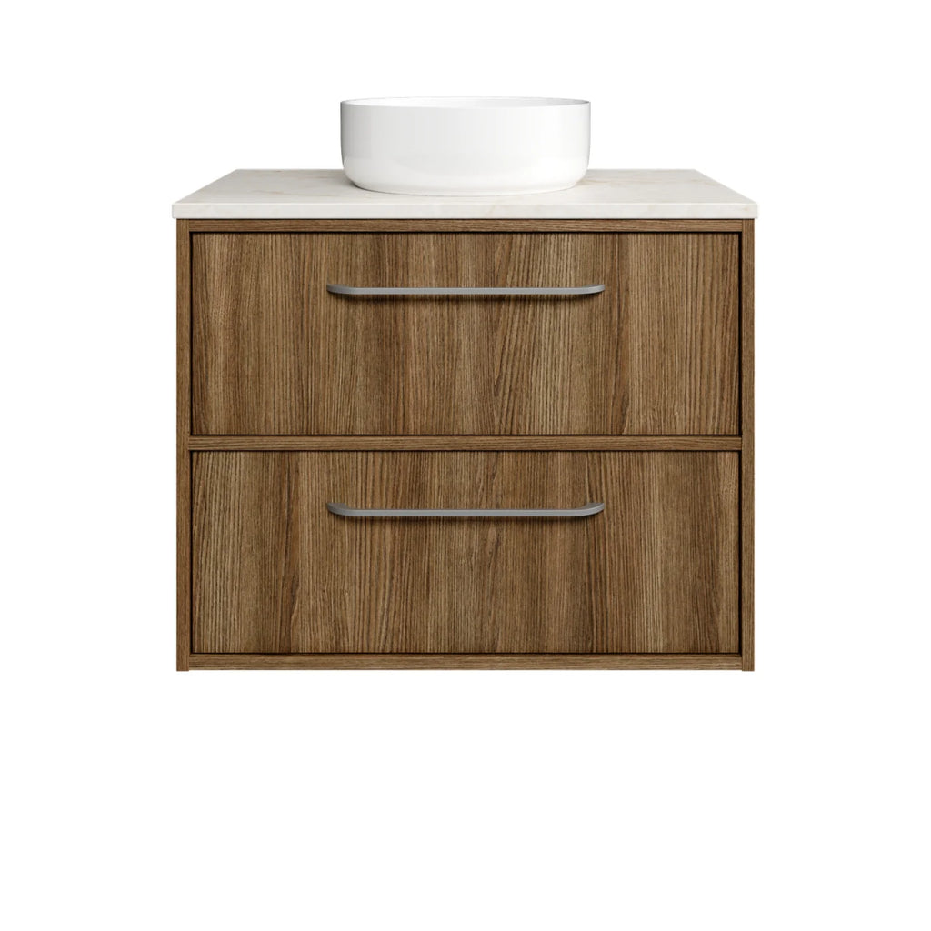 Timberline Taro Wall Hung Vanity with SilkSurface Top and Above Counter Basin