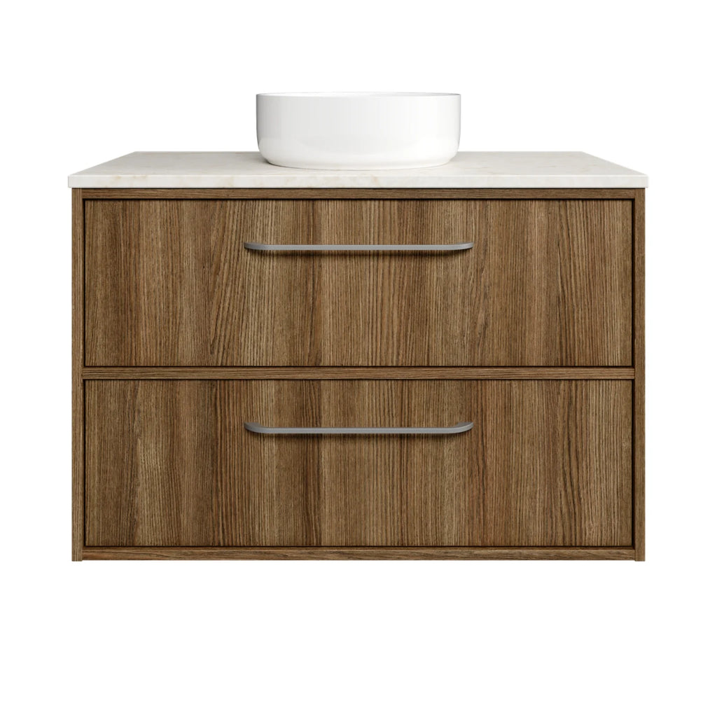 Timberline Taro Wall Hung Vanity with SilkSurface Top and Above Counter Basin