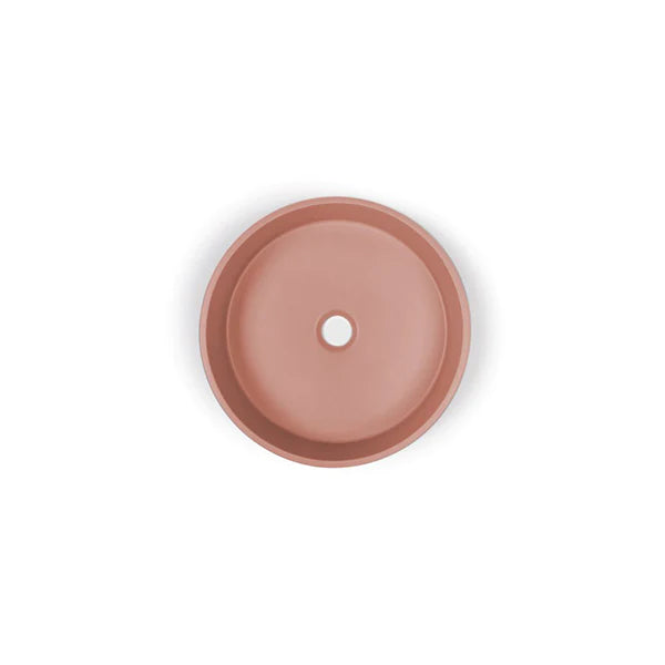 Nood Co Prism Circle Basin Wall Hung - Musk