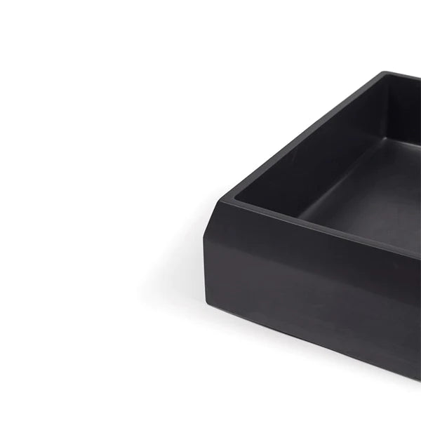 Nood Co Prism Rectangle Basin Wall Hung - Musk
