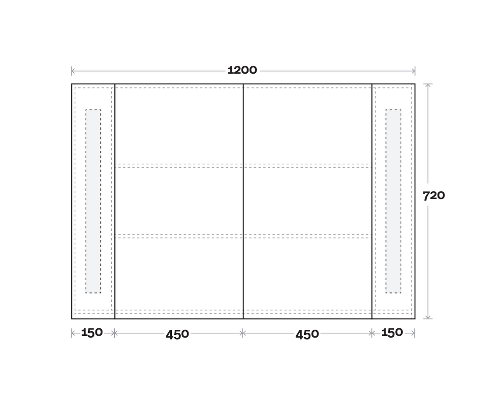 Marquis Urban Lights shaving Cabinet