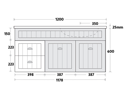 Marquis Kiama Wall Hung Vanity - Wellsons
