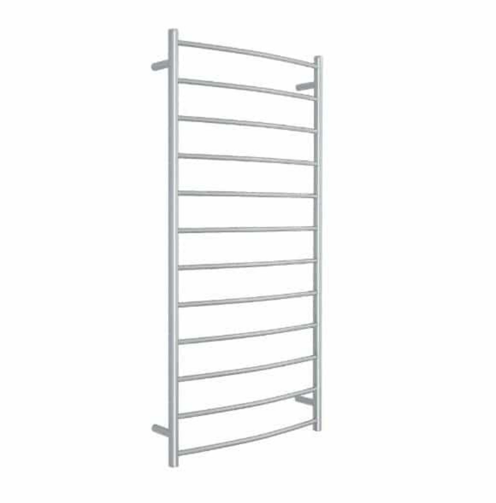 Thermogroup 12 Curved Round Ladder Heated Towel Rail - Polished Stainless Steel